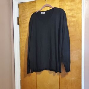 Womens Zenana Black Sweater XL